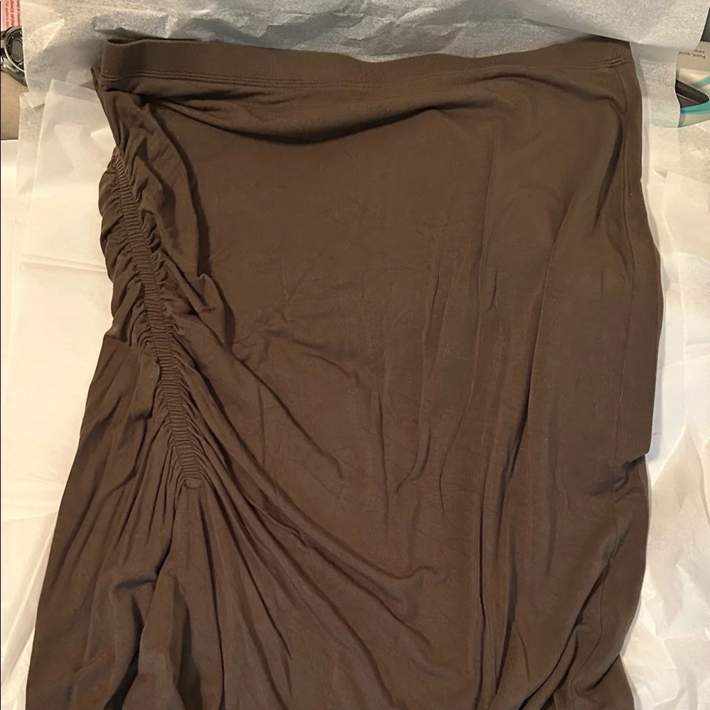 Chic Brown Pencil Skirt for Women
